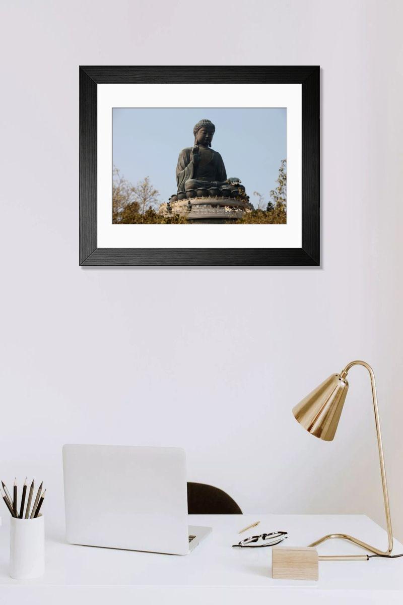Shown hanging in a room: Modern 14"x12" (36x31cm)