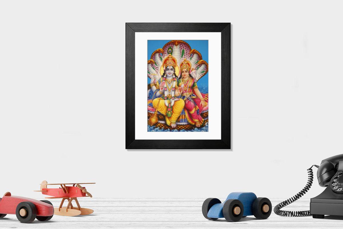 Shown hanging in a room: Modern 14"x12" (36x31cm)