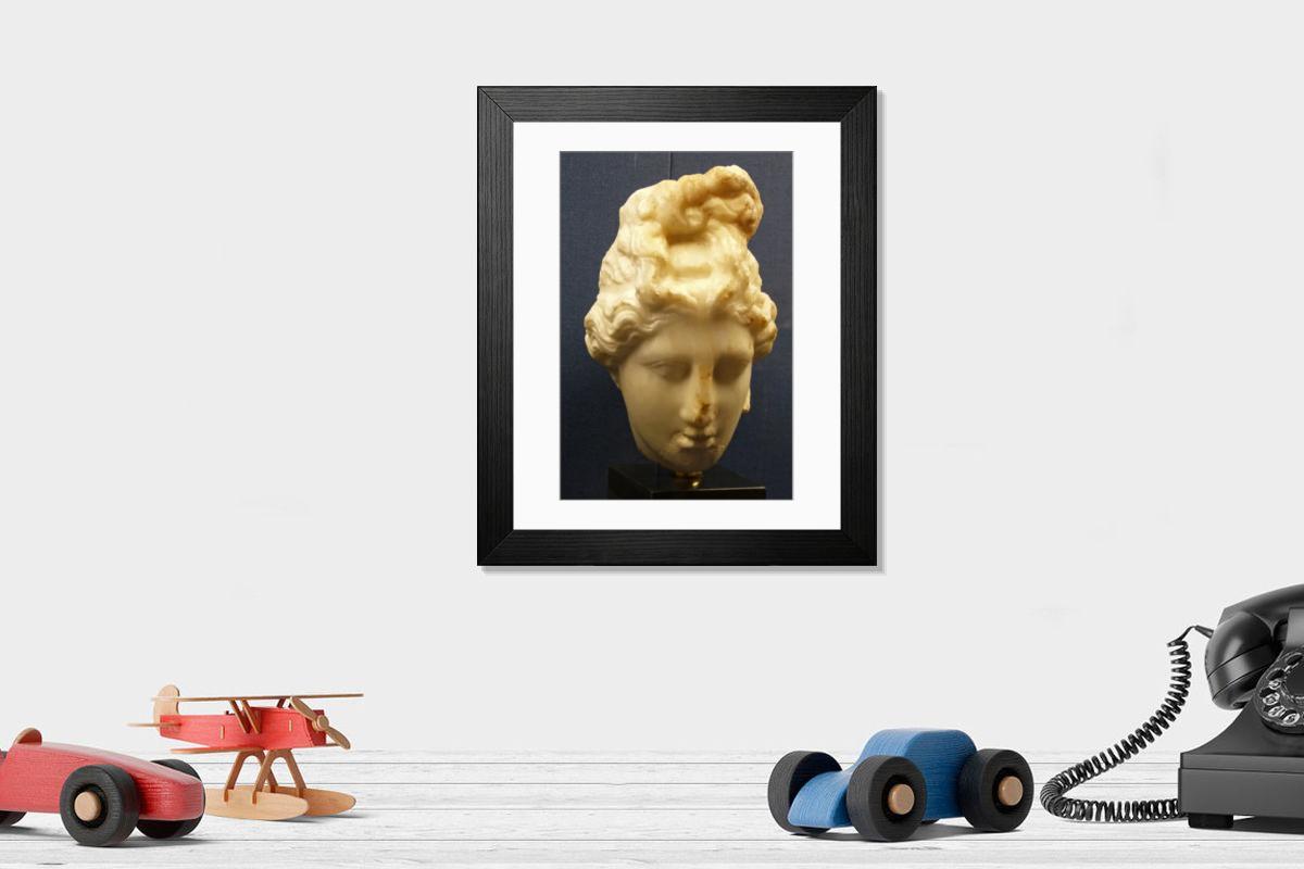 Shown hanging in a room: Modern 14"x12" (36x31cm)