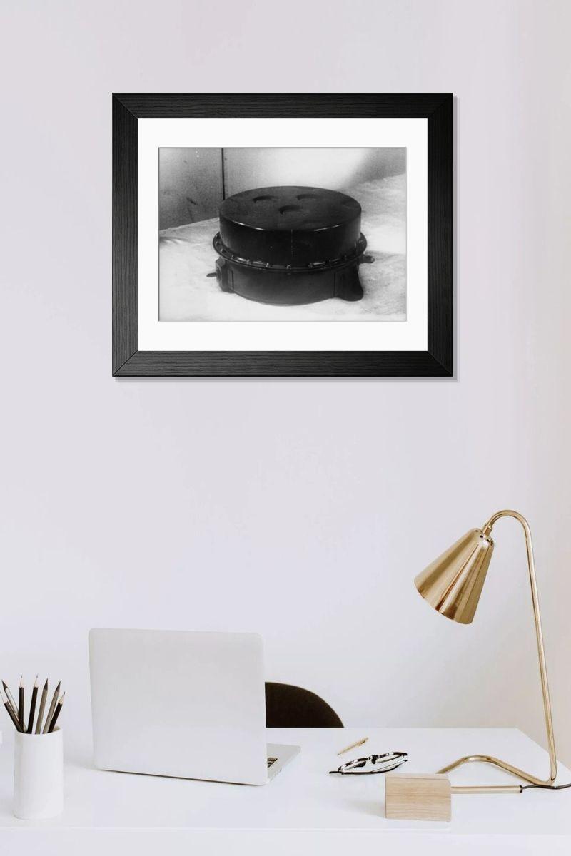 Shown hanging in a room: Modern 14"x12" (36x31cm)