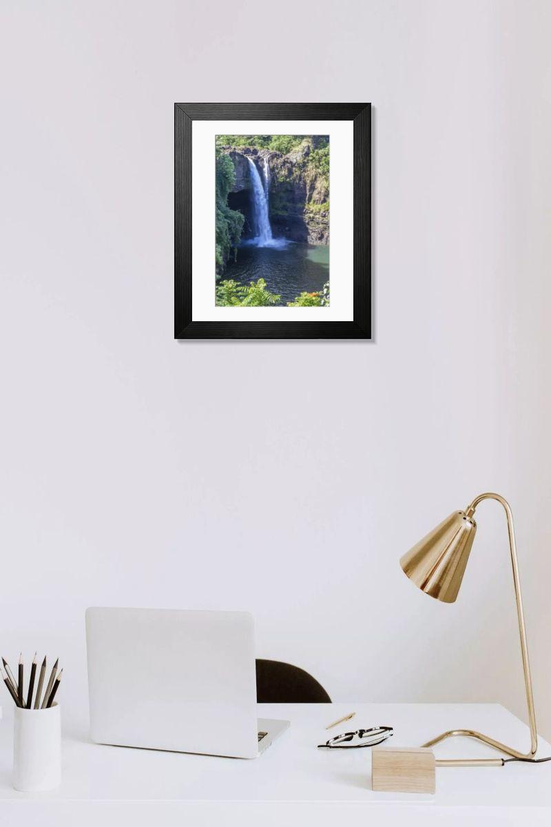 Shown hanging in a room: Modern 14"x12" (36x31cm)