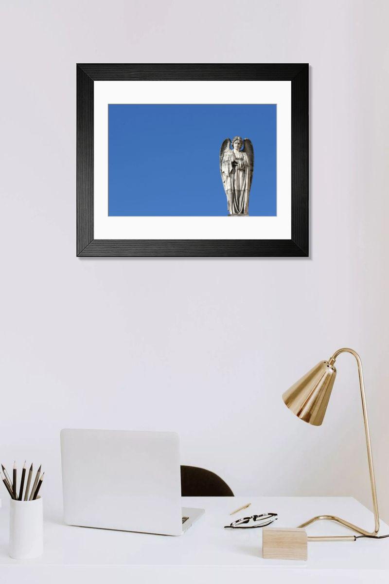 Shown hanging in a room: Modern 14"x12" (36x31cm)