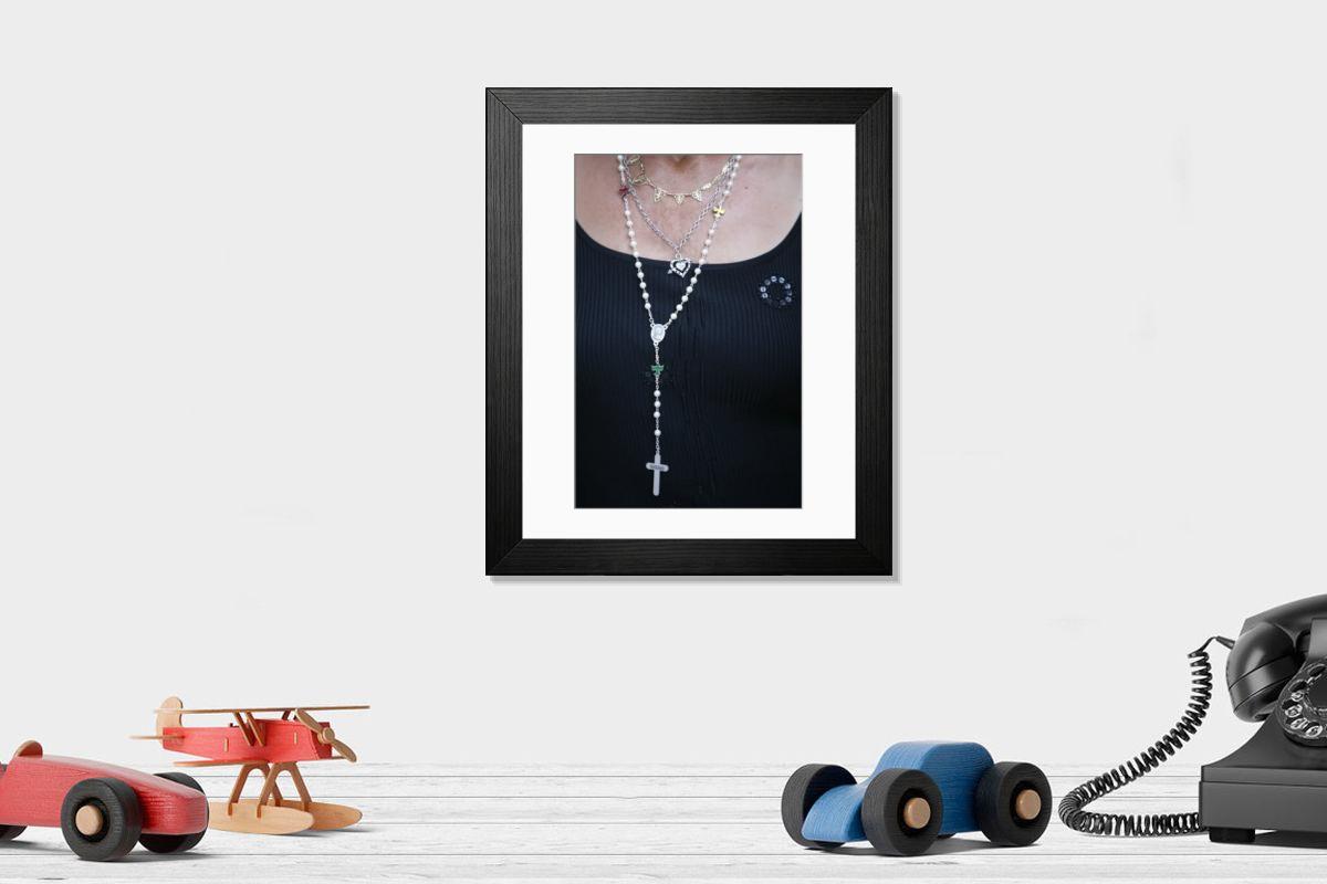 Shown hanging in a room: Modern 14"x12" (36x31cm)