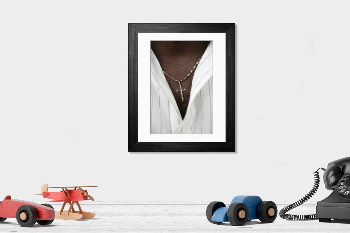 Shown hanging in a room: Modern 14"x12" (36x31cm)