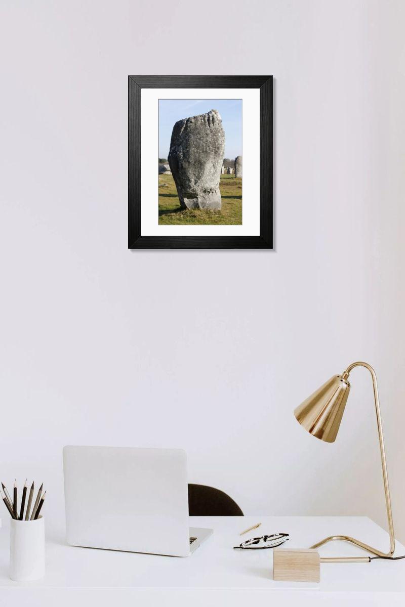 Shown hanging in a room: Modern 14"x12" (36x31cm)