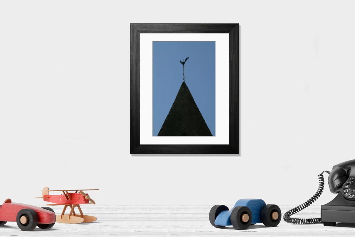 Shown hanging in a room: Modern 14"x12" (36x31cm)