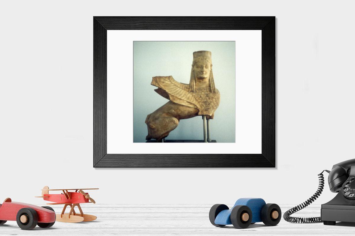 Shown hanging in a room: Modern 14"x12" (36x31cm)