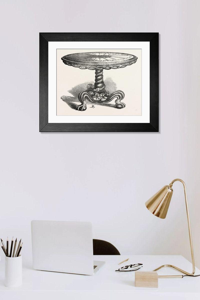 Shown hanging in a room: Modern 14"x12" (36x31cm)