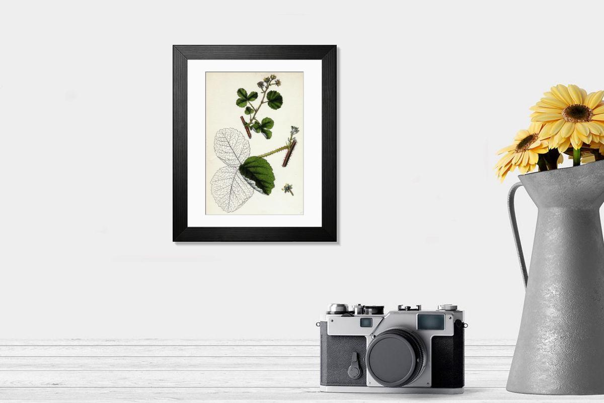 Shown hanging in a room: Modern 14"x12" (36x31cm)