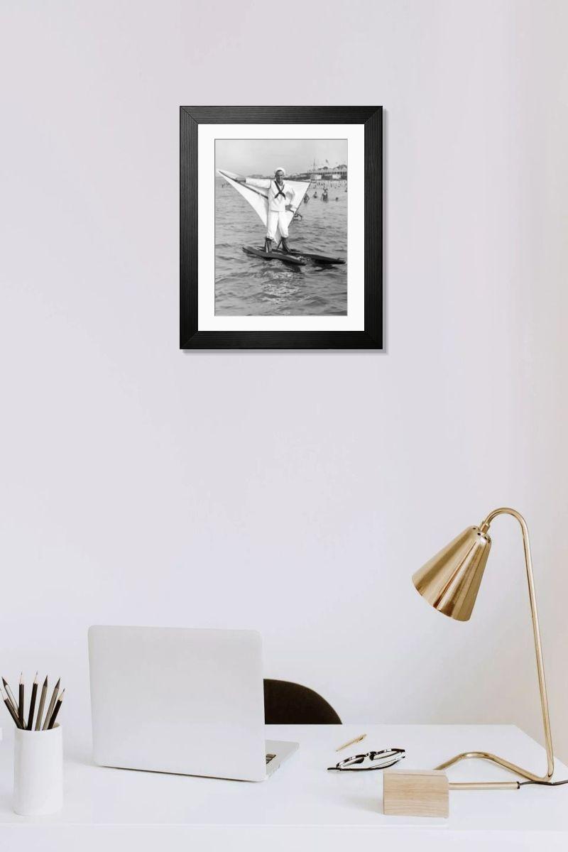 Shown hanging in a room: Modern 14"x12" (36x31cm)