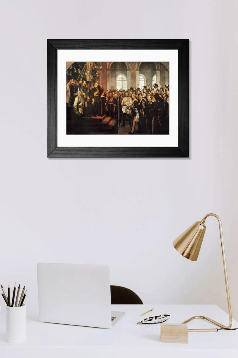 Shown hanging in a room: Modern 14"x12" (36x31cm)