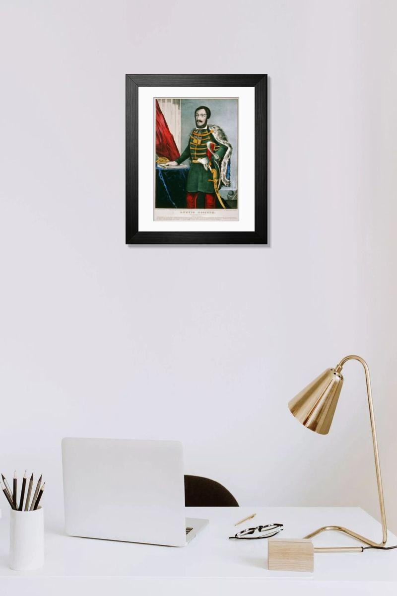 Shown hanging in a room: Modern 14"x12" (36x31cm)