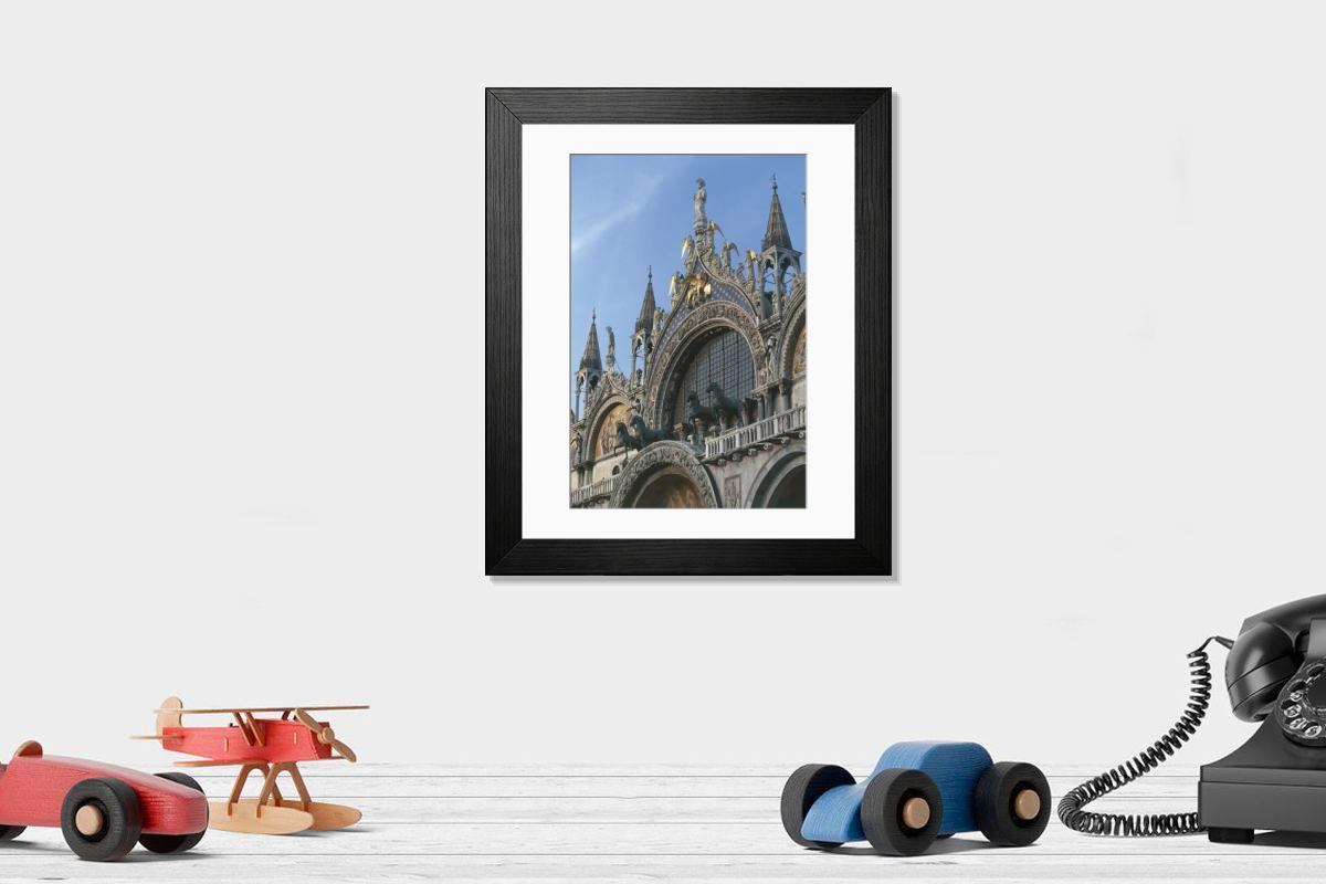 Shown hanging in a room: Modern 14"x12" (36x31cm)