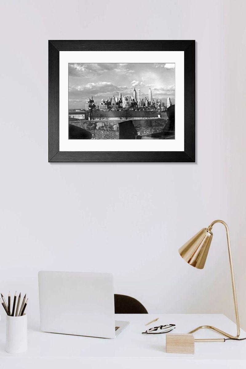 Shown hanging in a room: Modern 14"x12" (36x31cm)