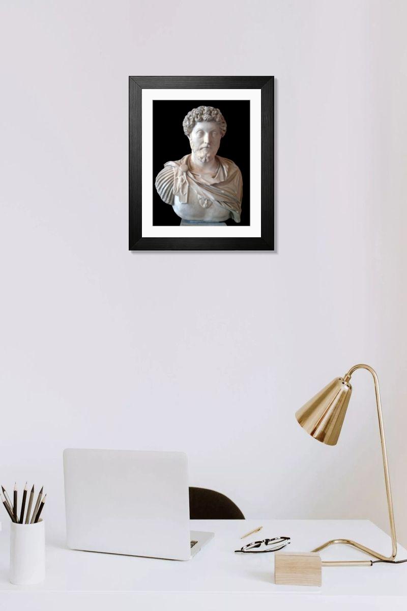 Shown hanging in a room: Modern 14"x12" (36x31cm)