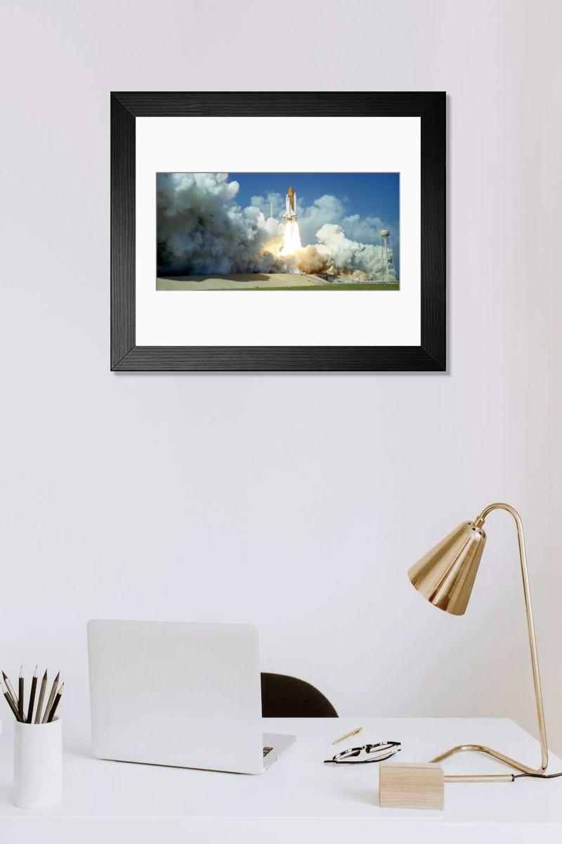 Shown hanging in a room: Modern 14"x12" (36x31cm)