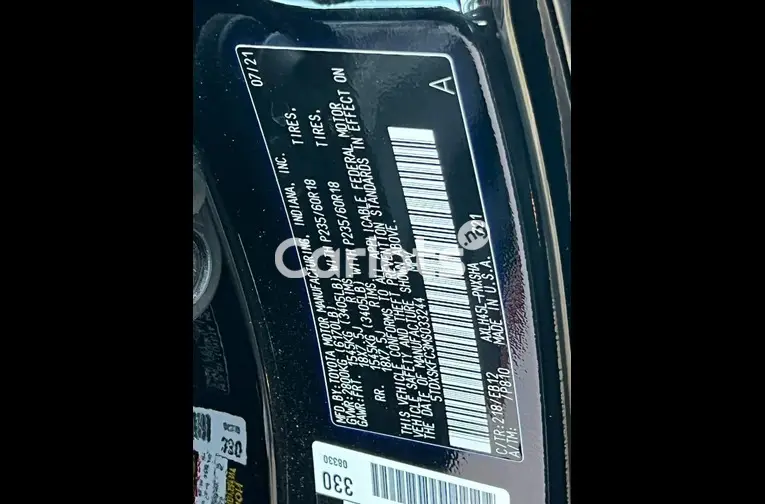 TOYOTA SIENNA 2022 - 2/5