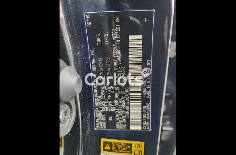 TOKS Standard 2018 Toyota Highlander XLE AWD Full Option - 4/5