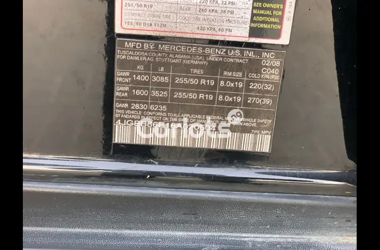 2008 Mercedes Benz ML350 4MATIC - 4/5