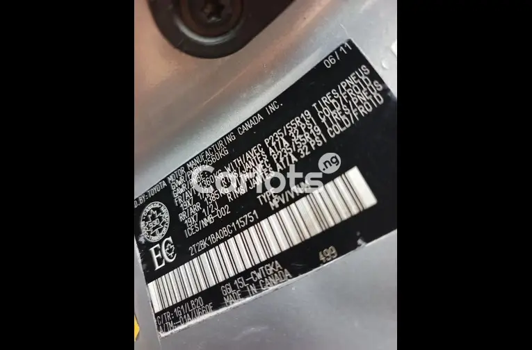 FOREIGN USED 2011 LEXUS RX350 - 4/5