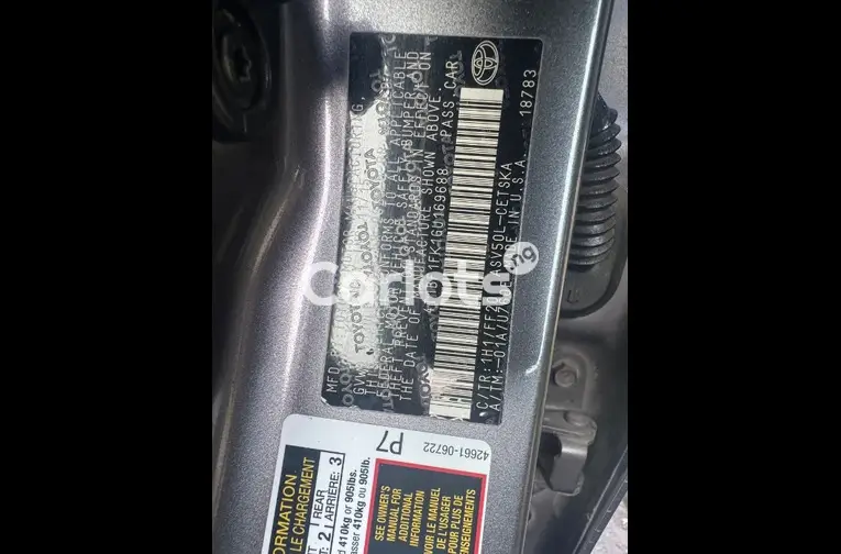 2016 TOYOTA CAMRY - 4/5