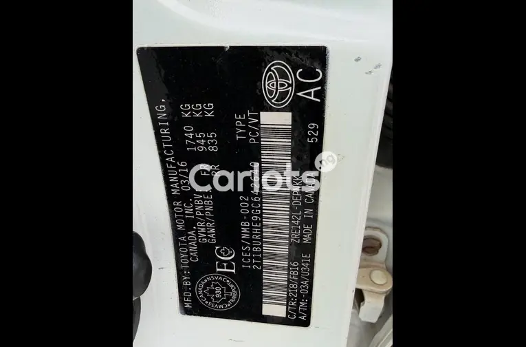 2016 TOYOTA COROLLA S - 5/6