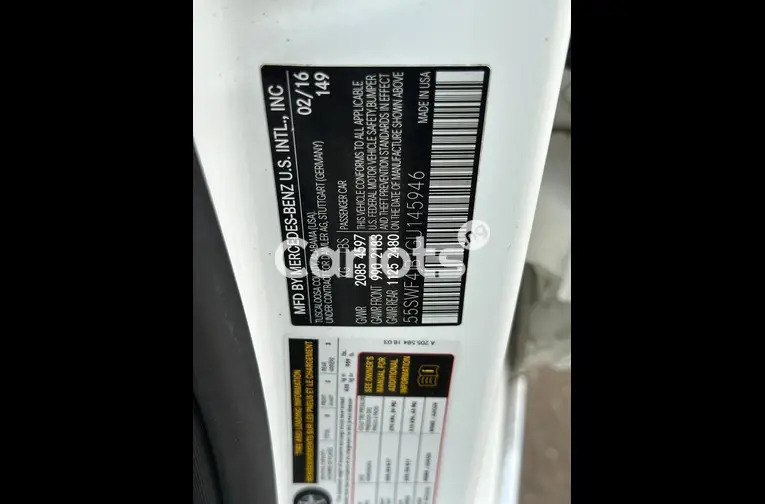 FOREIGN USED 2016 MERCEDES BENZ C300 4MATIC - 4/7