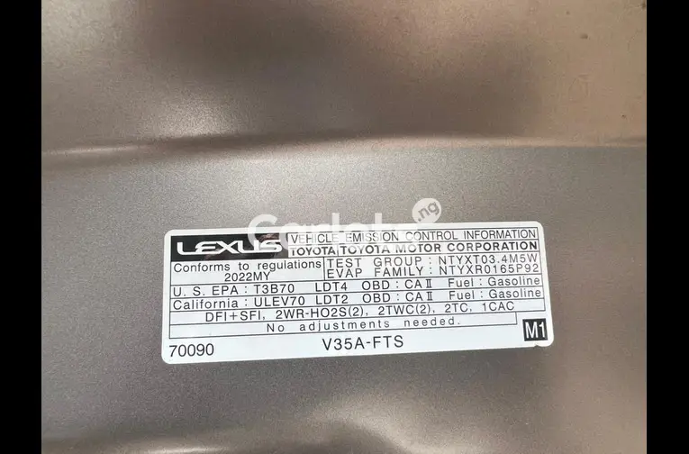 2022 LEXUS LX 600 - 7/7