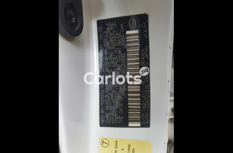 Lexus ES 330 2005 - 2/7