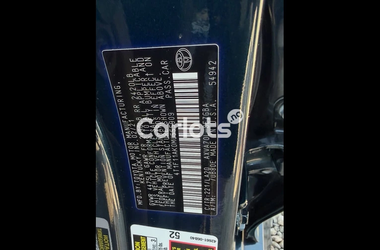 2021 Toyota Camry XLE - 6/7