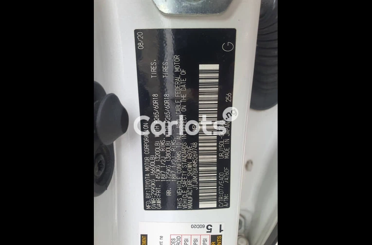 Toks used 2021 Lexus GX 460 - 2/7