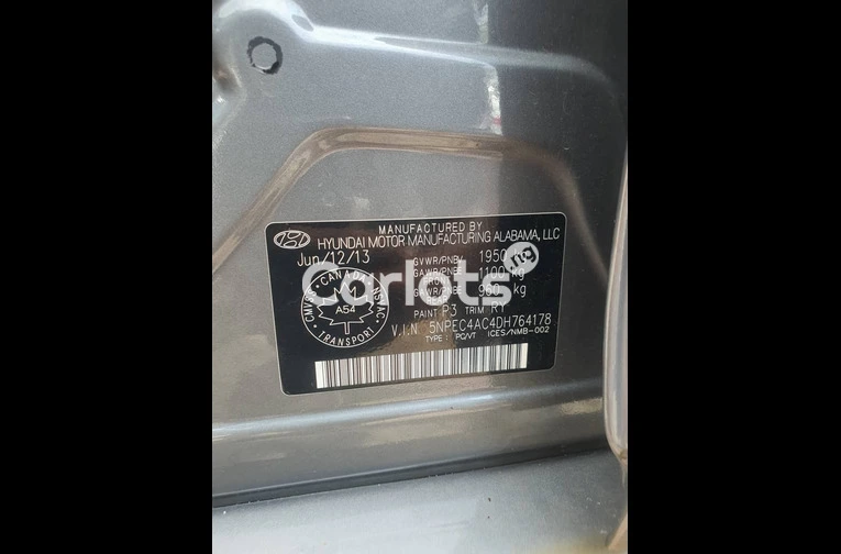 FOREIGN USED 2014 HYUNDAI SONATA (Gray) - 3/7