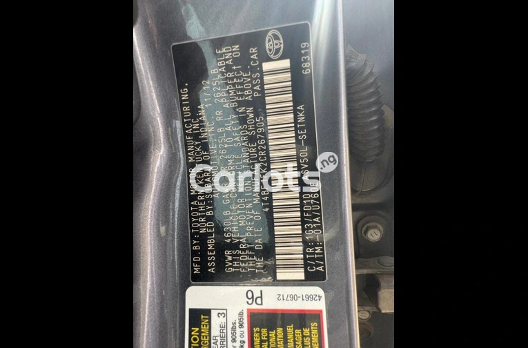 CLEAN USED 2013 CAMRY LE - 4/7