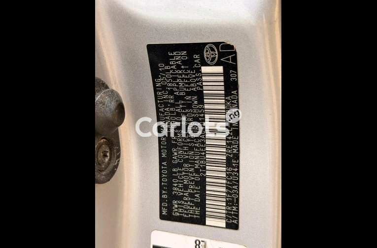 TOYOTA COROLLA 2010 - 4/7