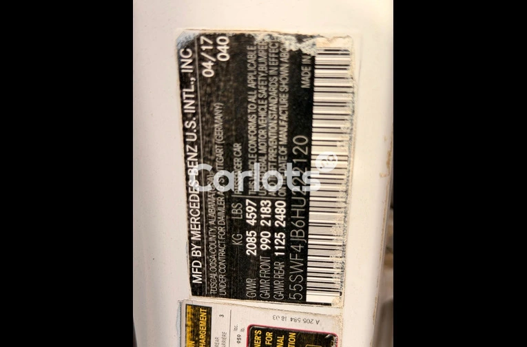 2017 Mercedes Benz C300 - 5/7