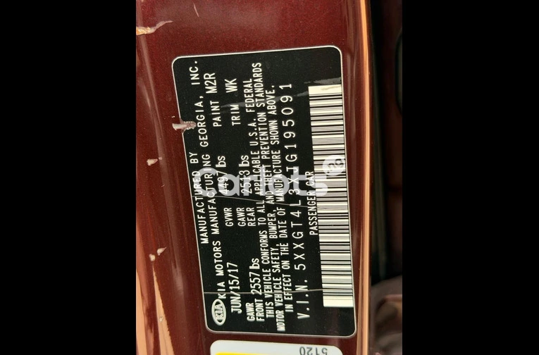 2017 KIA OPTIMA - 6/7