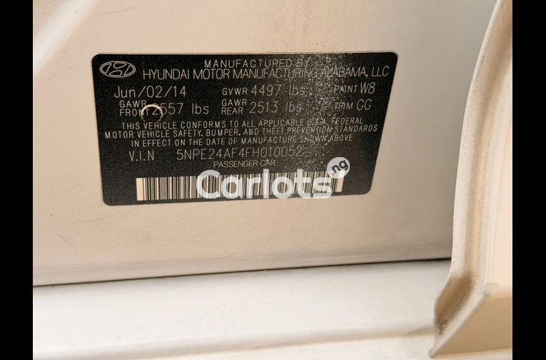 HYUNDAI SONATA 2015 - 4/7