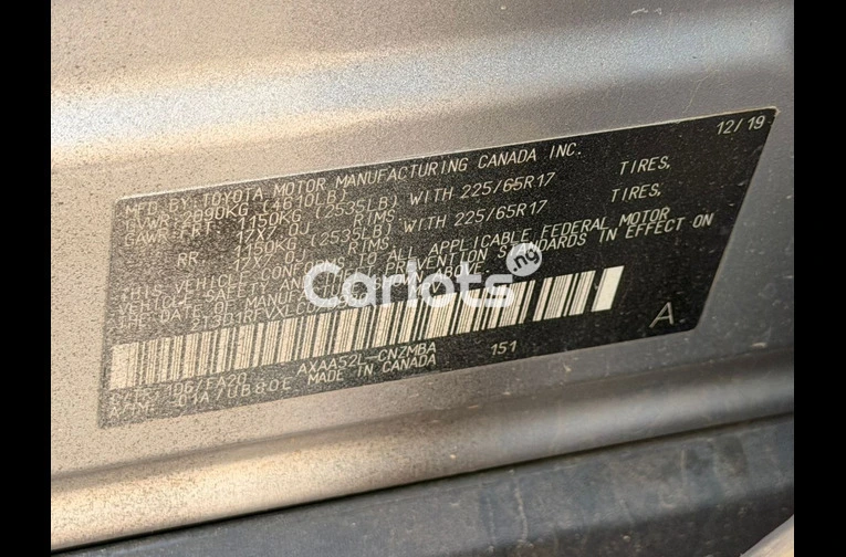 2020 TOYOTA RAV4 XLE - 4/6