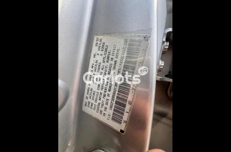 USED 2008 HONDA ACCORD V4 - 5/7