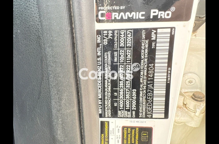 Foreign used 2018 Mercedes-Benz  GLE43 AMG - 5/7