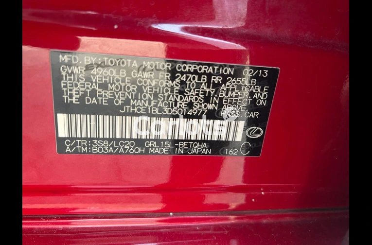 Foreign used Lexus GS350 2013 - 5/7