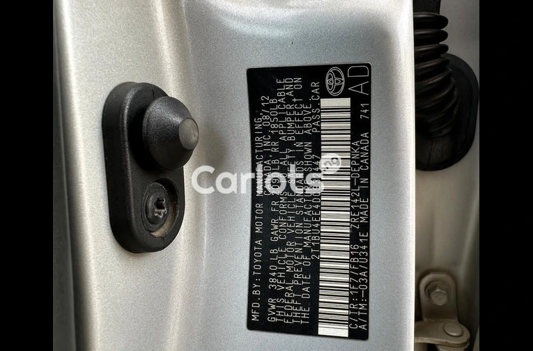 2012 TOYOTA COROLLA LE - 5/7