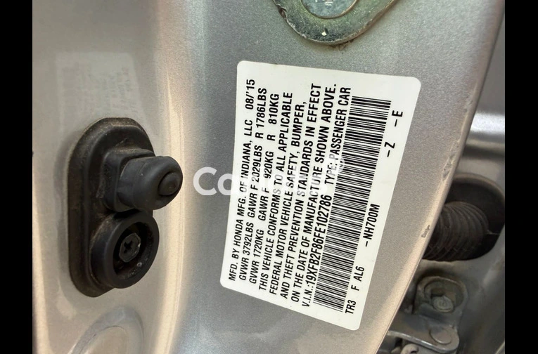 2015 HONDA CIVIC EX - 4/7