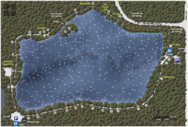carp fishing near me Yateley Sandhurst lake