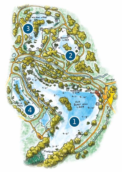 Fishing near me Bury Hills