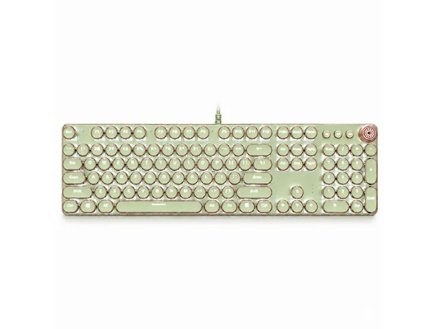 943A-7, мятная / Matcha, Blue Switch, белая подсветка, 3 режима подключения