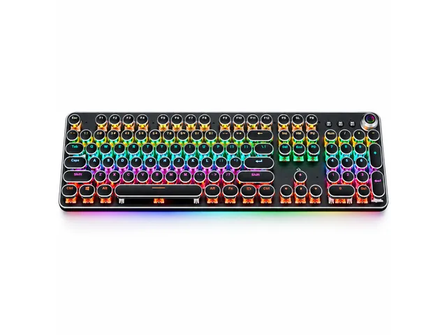 820, чёрная, Blue Switch, многоцветная подсветка, проводная