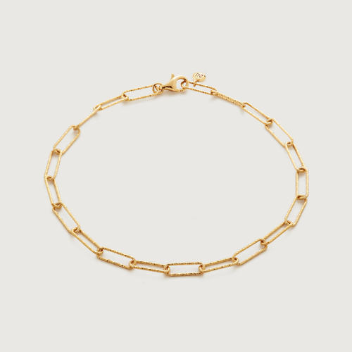 Gold Vermeil Alta Textured Mini Chain Bracelet