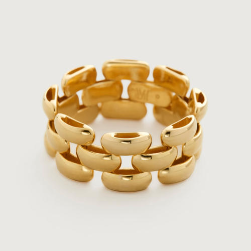 Gold Vermeil Heirloom Chain Ring