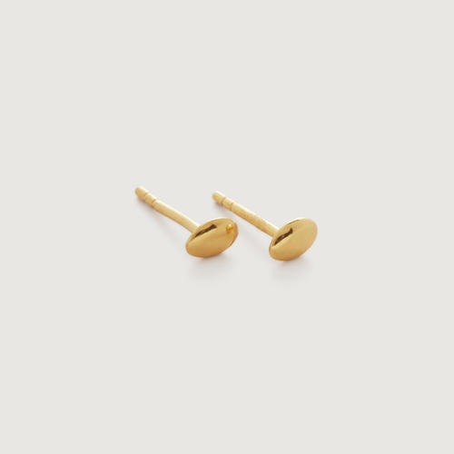 Gold Vermeil Nura Mini Nugget Stud Earrings